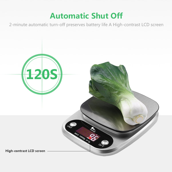 Digital Food Scale- Back-lit LCD Display