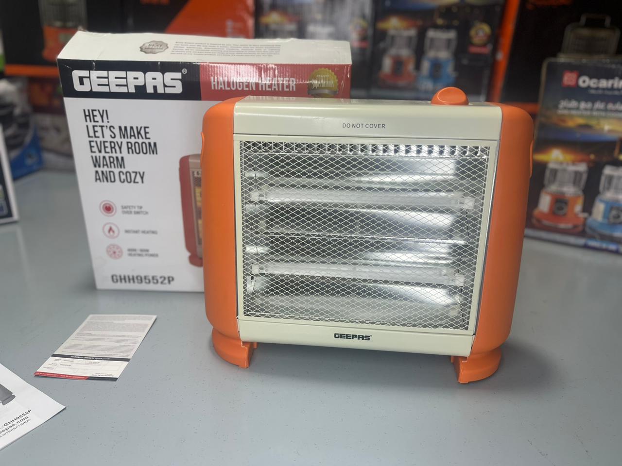 Geepas Halogen Heater 400/800 Power