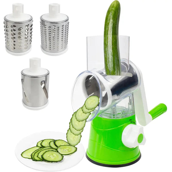 3 In 1 Vegetable Slicer And Cutter, Multifunctional Roller Vegetable Cutter,