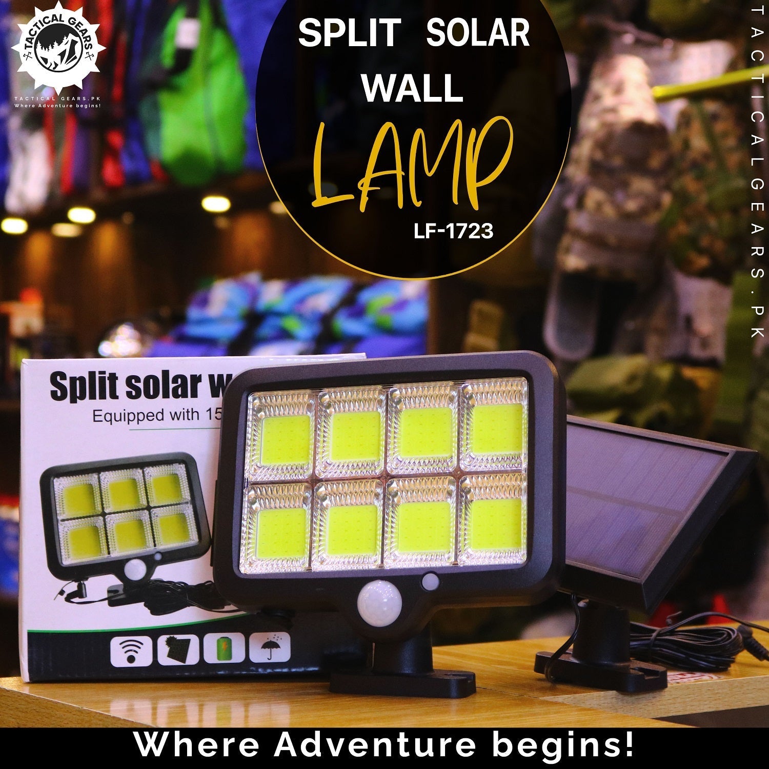 Split Solar Wall Lamp