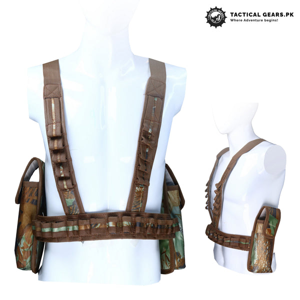 12 Gauge Shoulder with Waist Belt Brown Camo