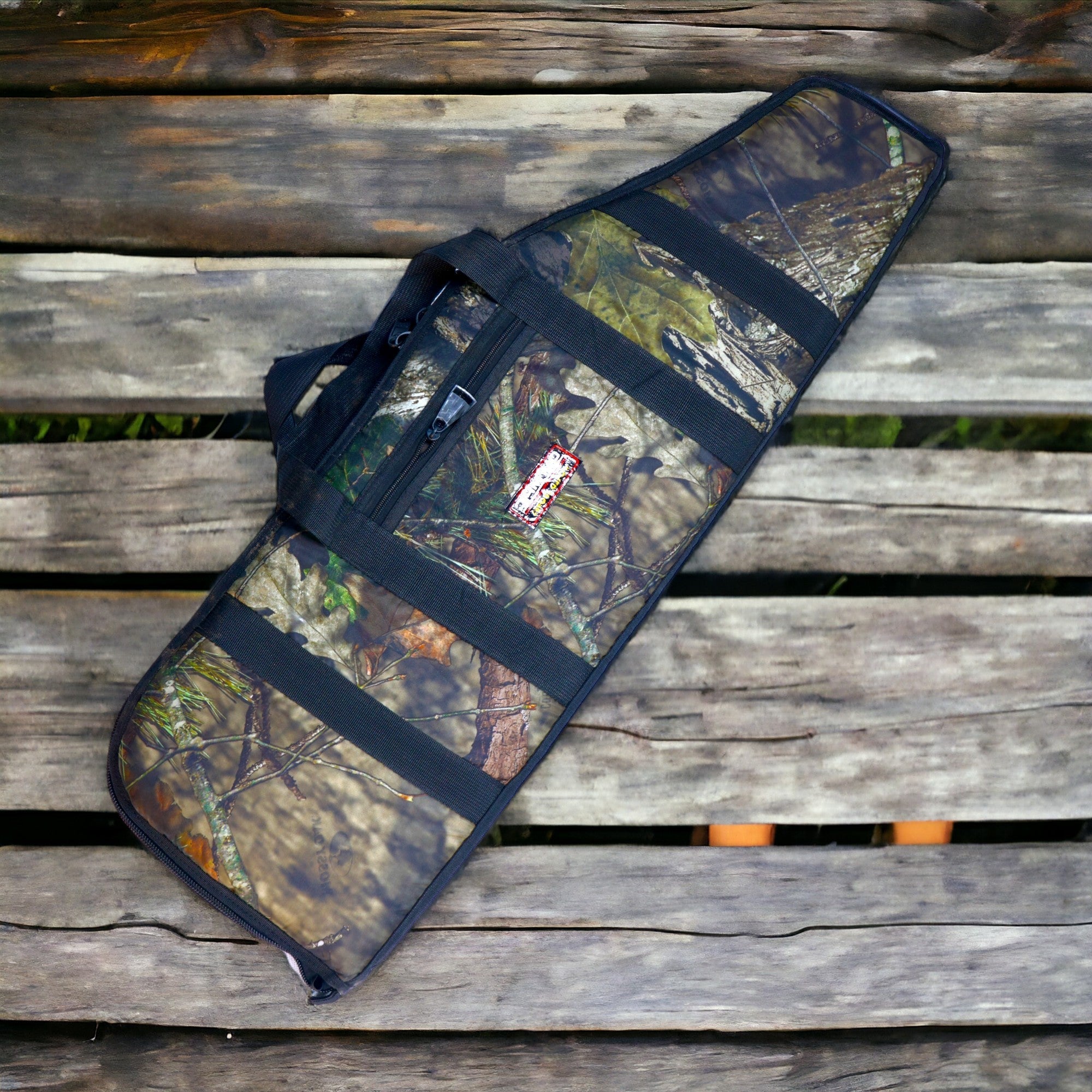 Padded Bag With Zipper Pouch Fabric Camo