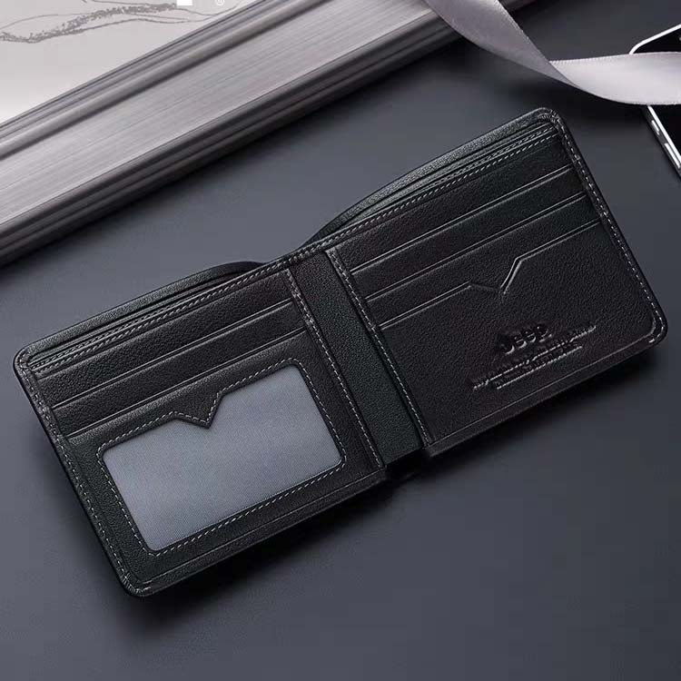 Premium Quality Genuine Leather Branded Short Wallet, Card Holder