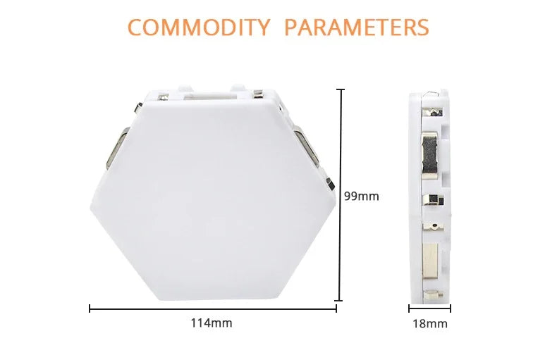 Touch Hexagonal Lamp