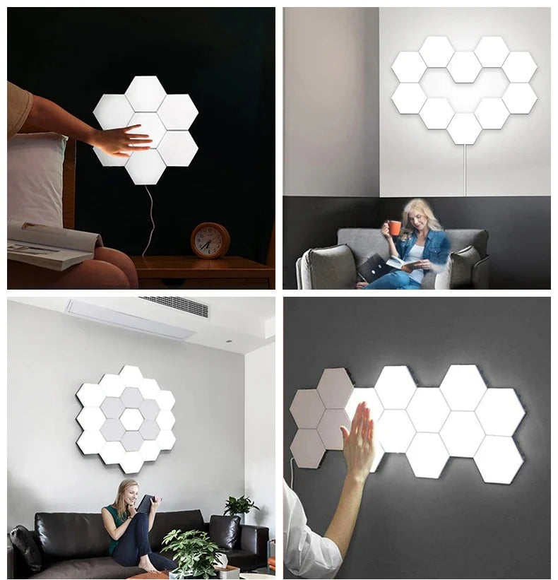 Touch Hexagonal Lamp