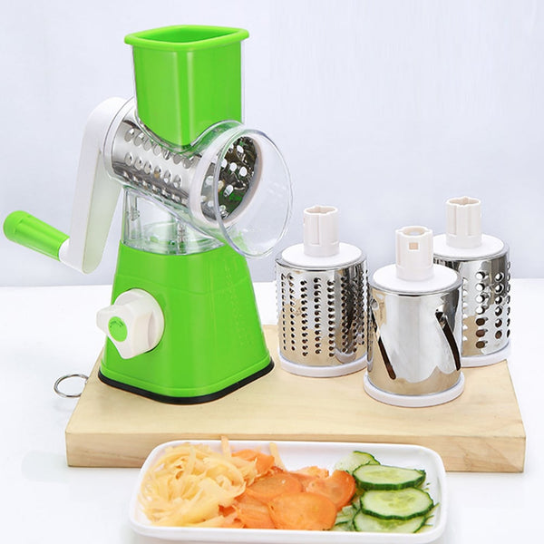 3 In 1 Vegetable Slicer And Cutter, Multifunctional Roller Vegetable Cutter,