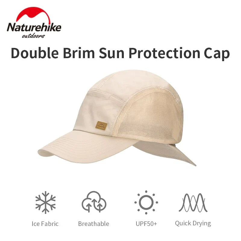 Naturehike - UPF50+ Breathable Double Brim Cap