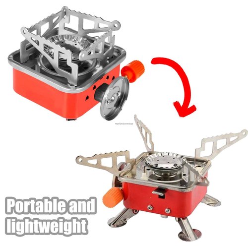 Portable card type stove