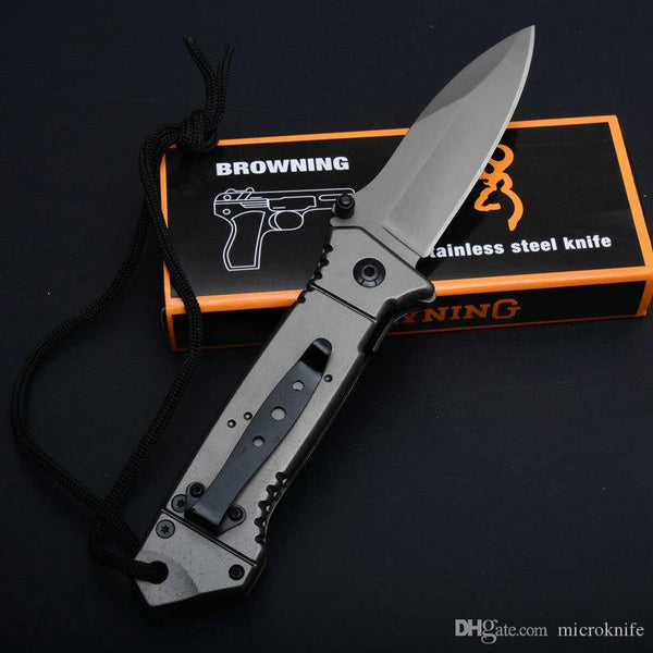 Browning DA53 Matte Titanium Outdoor Knife