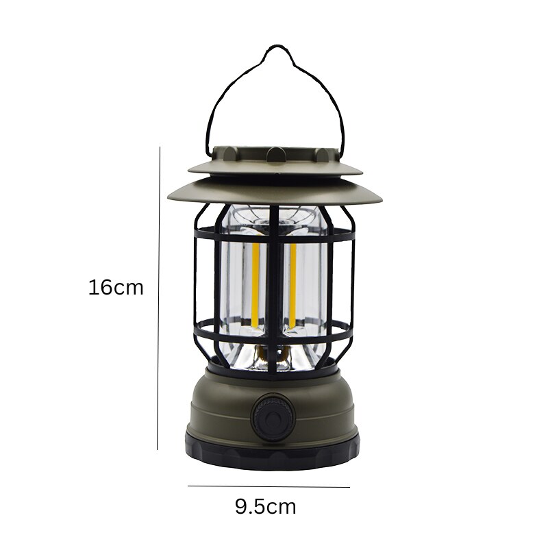 Retro Camping Rechargeable Solar Lamp