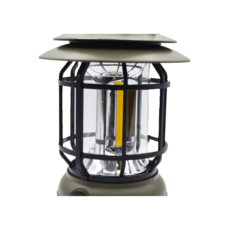 Retro Camping Rechargeable Solar Lamp