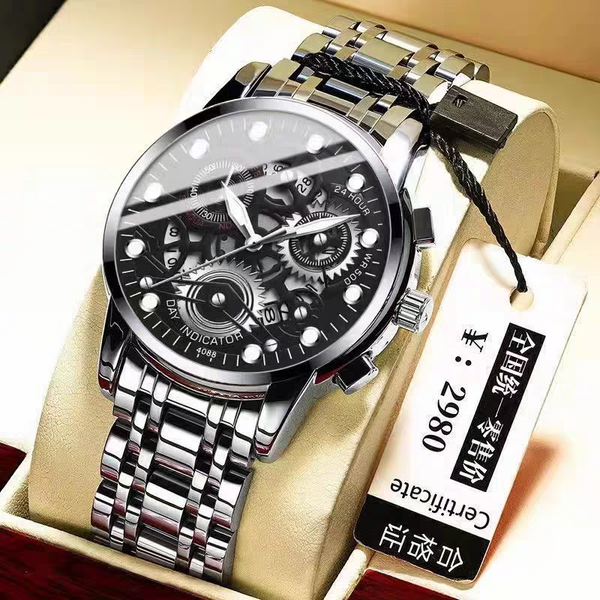 Power Brand Luxury Stainless Steel 1699 NEW (SKELETON) Wrist watch