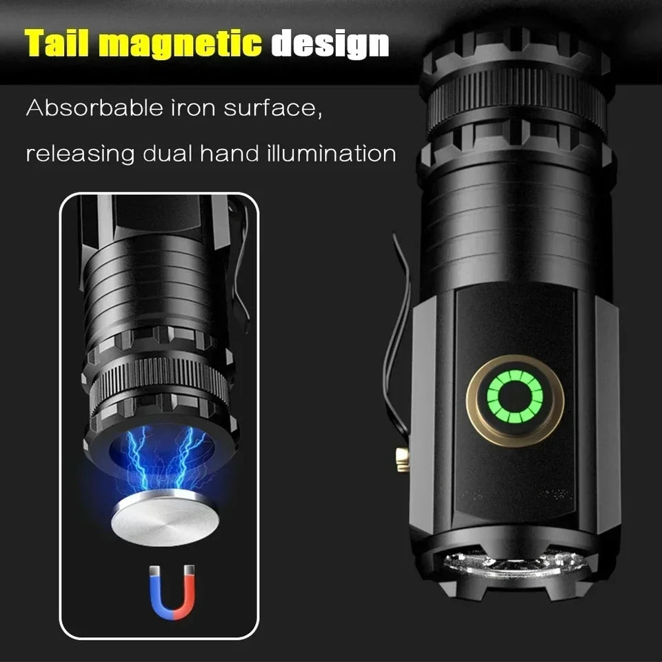 Rechargeable Powerful Long Range LED Torch Light RL-K91