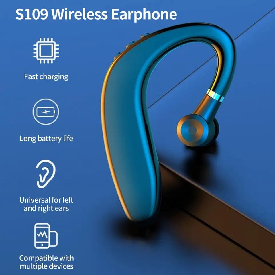 HMB-18 Bluetooth Wireless Earphone Handsfree Big Battery Business Headset