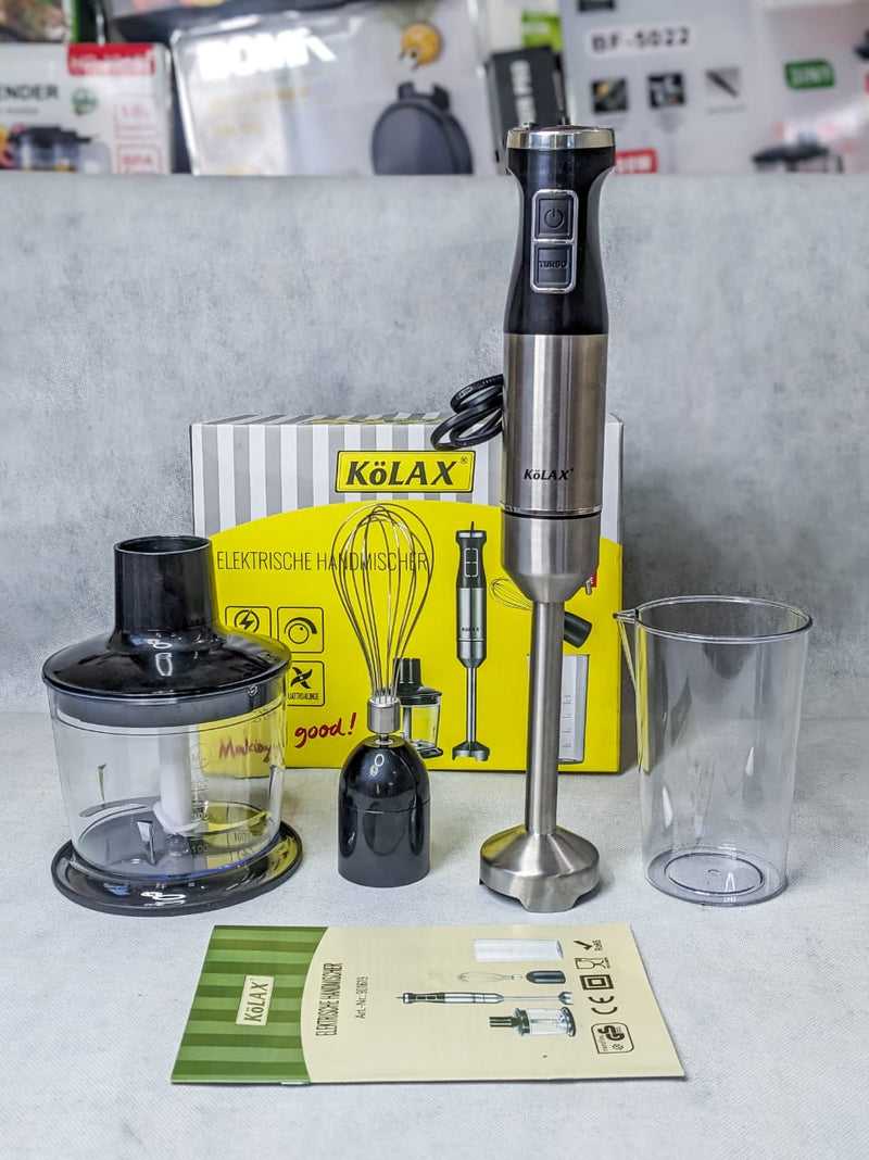 Kolax Germany 4 in 1 Hand Blender Set