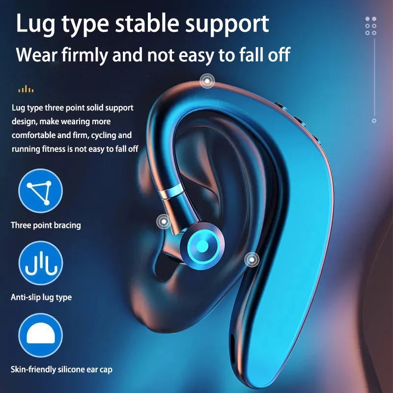 HMB-18 Bluetooth Wireless Earphone Handsfree Big Battery Business Headset