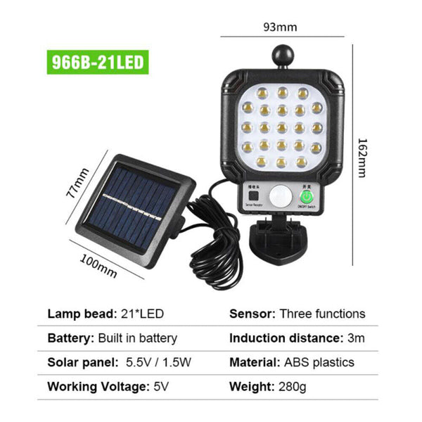 LED Solar Light Motion Sensor Wall Lamp