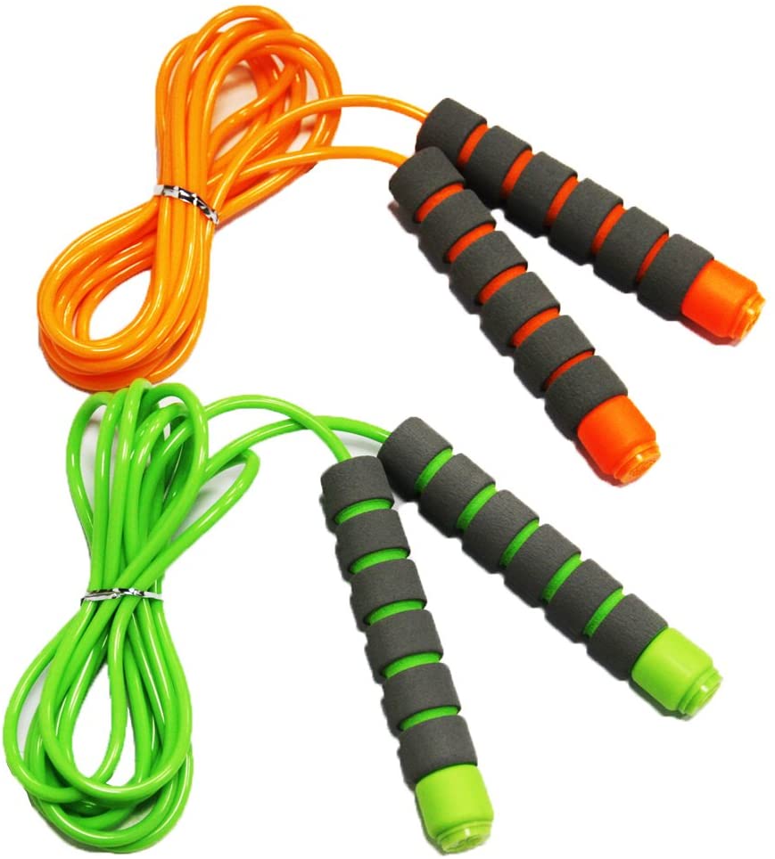 Adjustable Jumping Ropes with Skin-Friendly Foam Handles