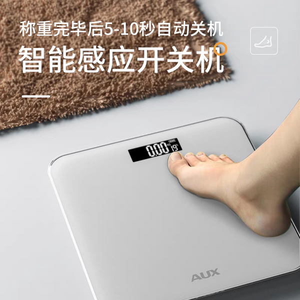 Digital Body Weight Scale - Ultra Slim High Precision Scale Tempered Glass