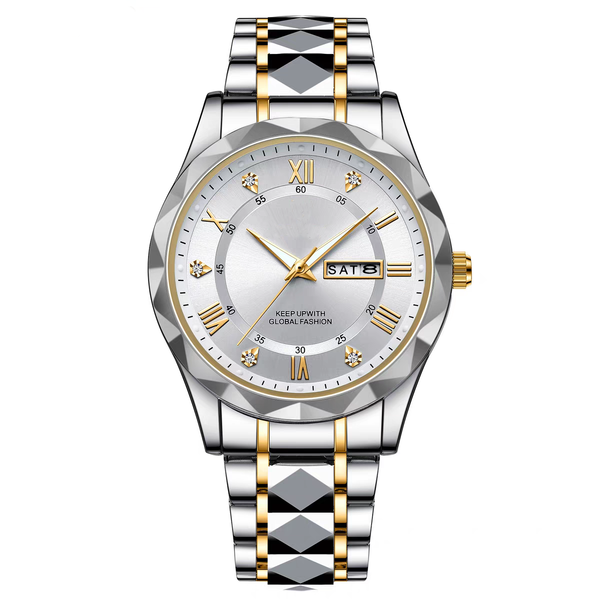 Dinar Brand Stainless Steel Business Quartz Watch