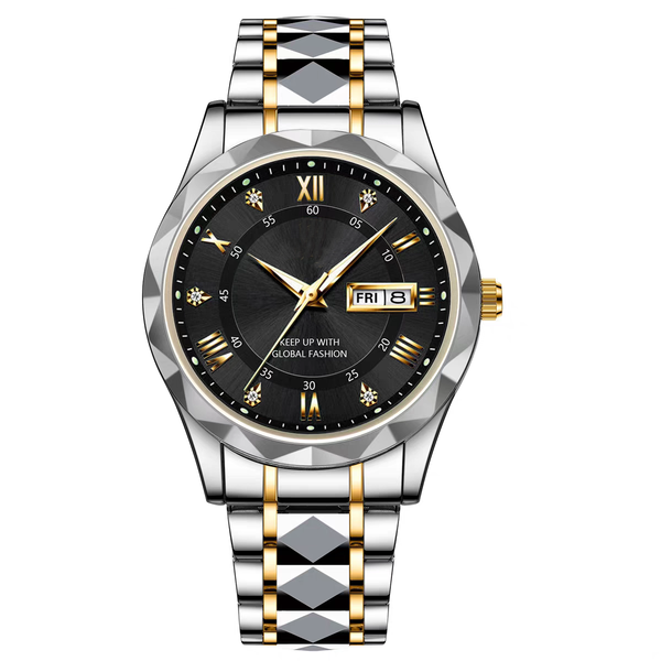 Dinar Brand Stainless Steel Business Quartz Watch