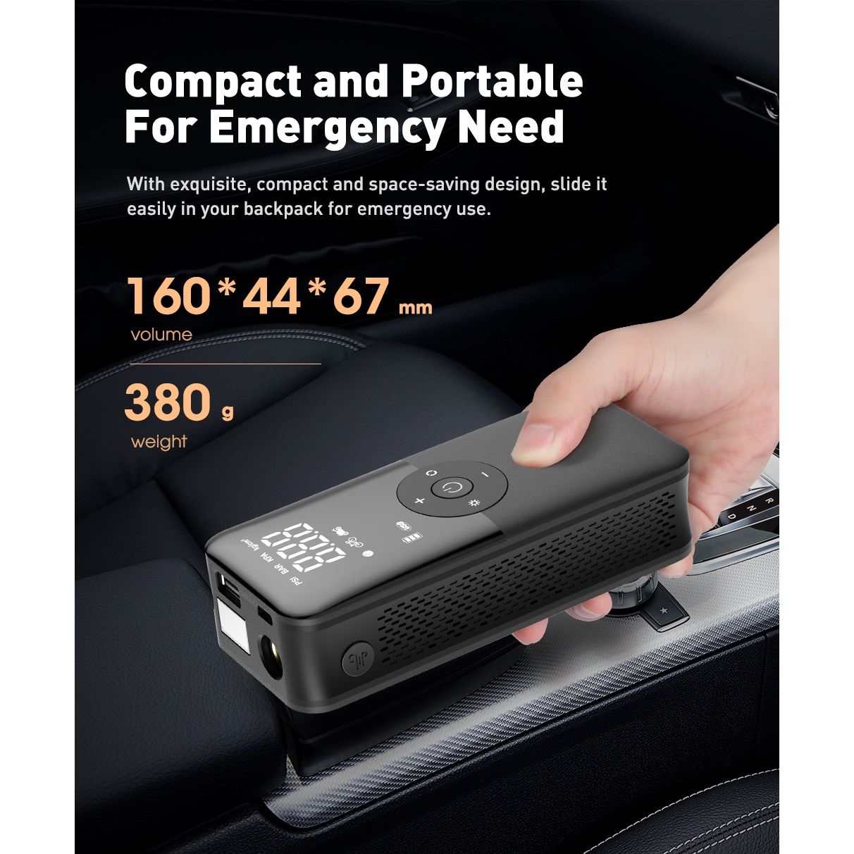 Carsun Tire Inflator & Powerbank